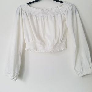 H&M Off the Shoulder Crop Top